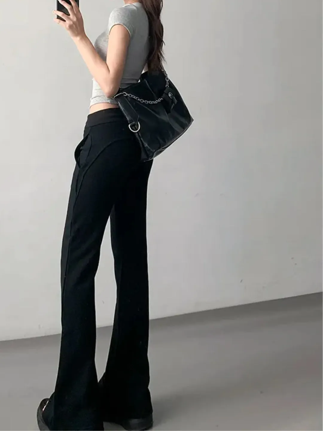 Low Rise Flared Sweatpants