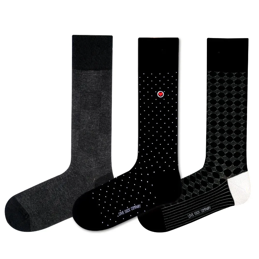 Luxury Men’s Organic Cotton Socks 3 Pack