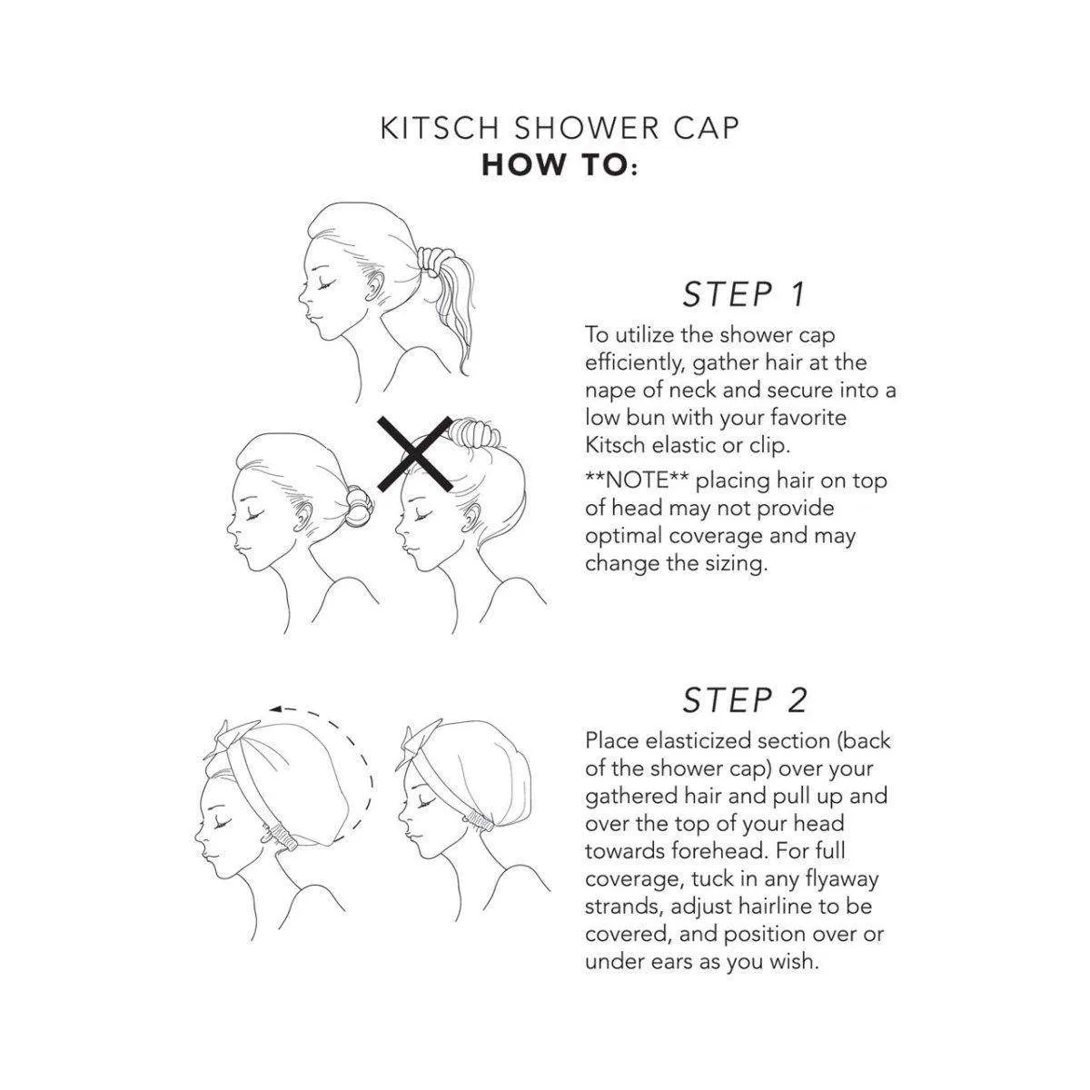 Luxury Shower Cap - Floral