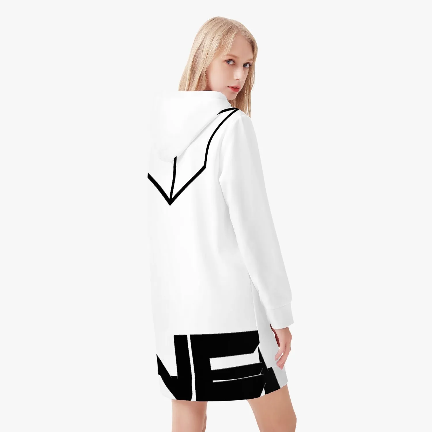 Magnet strong will Women's AOP Hoodie Dress
