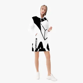 Magnet strong will Women's AOP Hoodie Dress