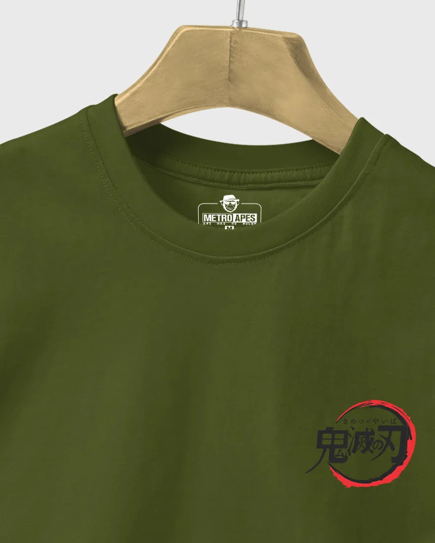 Mens Regular Tshirt Anime Demon Slayer Kamado