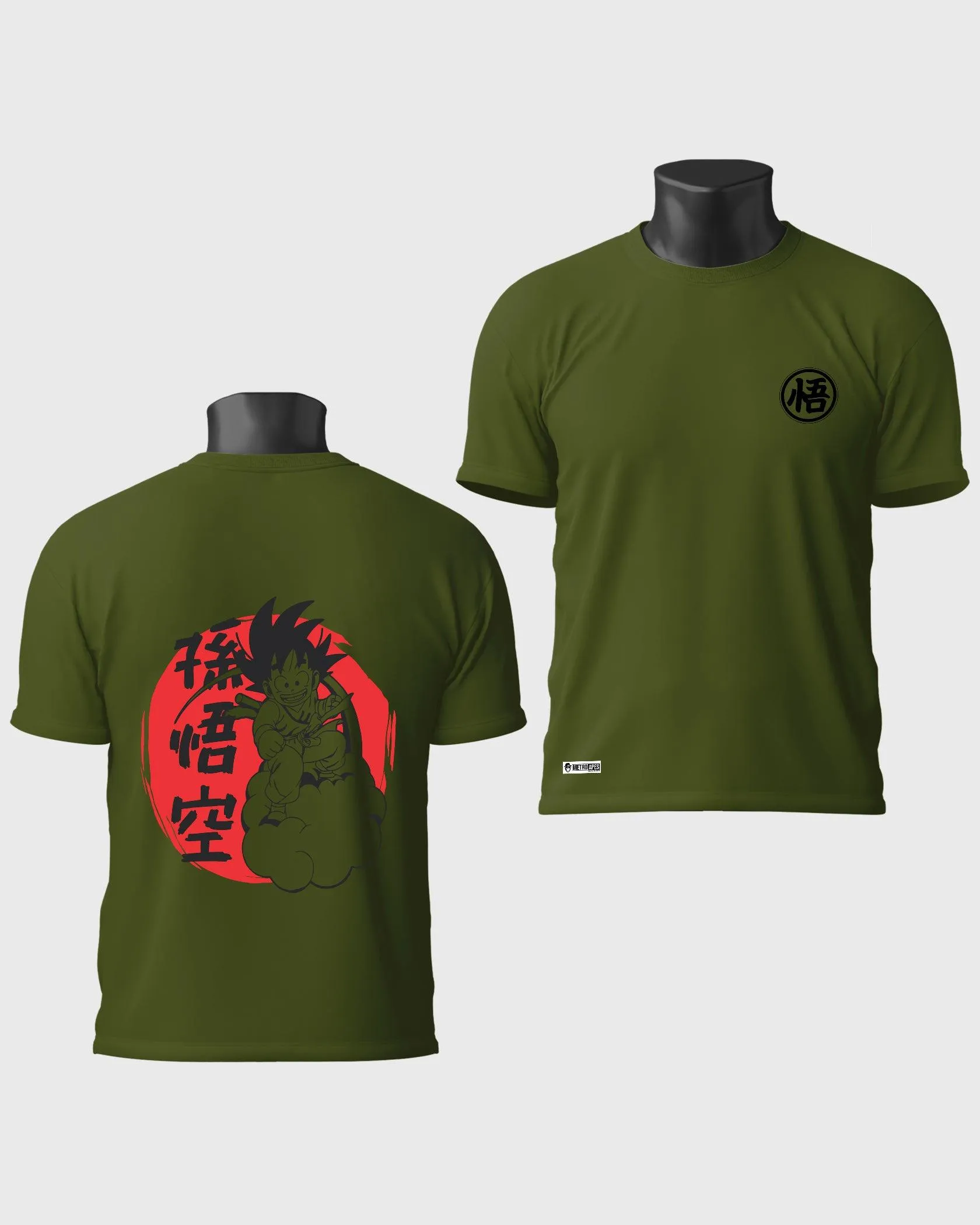 Mens Regular Tshirt Anime Dragonballz Kid Goku