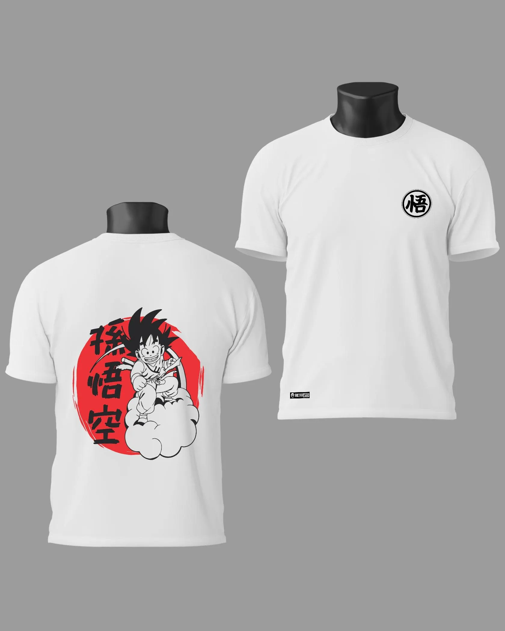 Mens Regular Tshirt Anime Dragonballz Kid Goku