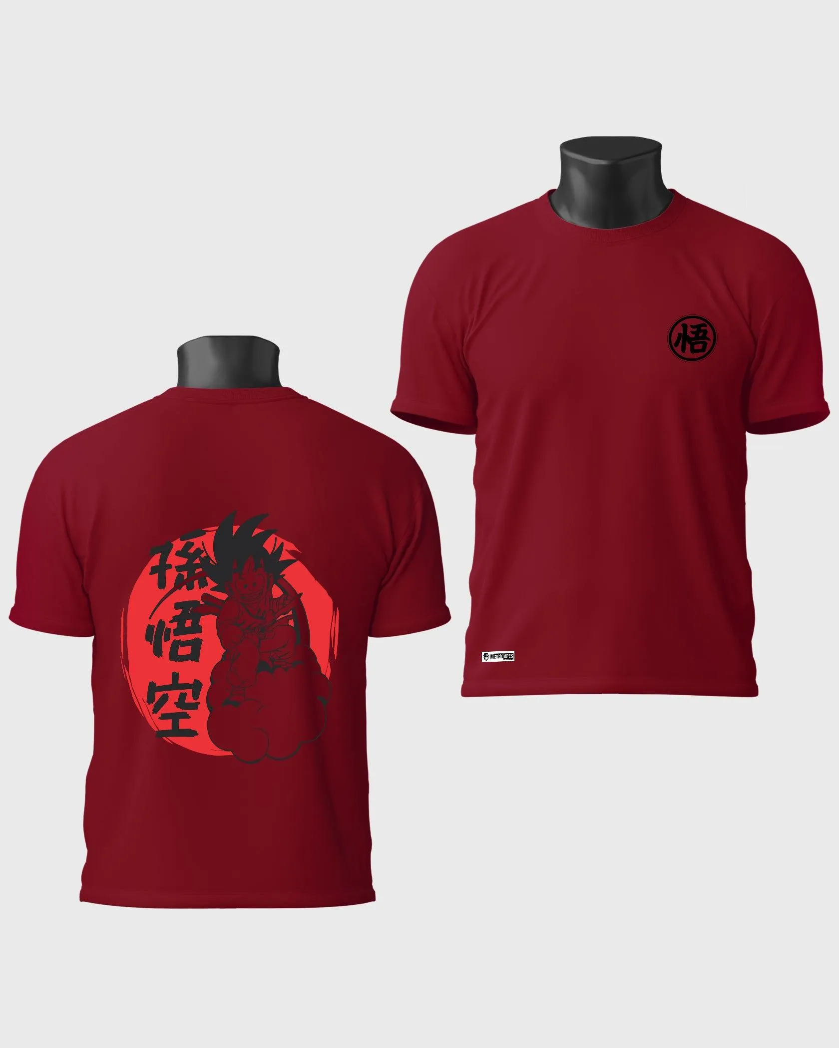 Mens Regular Tshirt Anime Dragonballz Kid Goku
