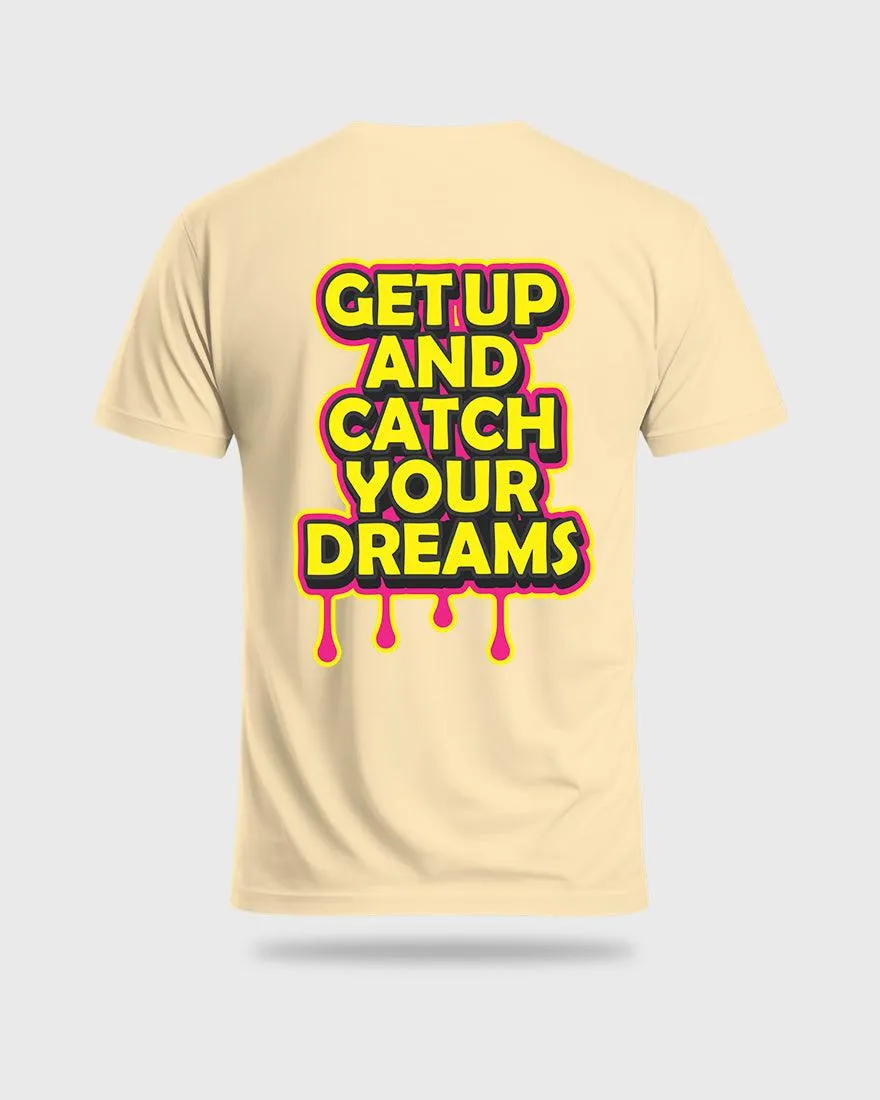 Mens Regular Tshirt Funky Catch Your Dream
