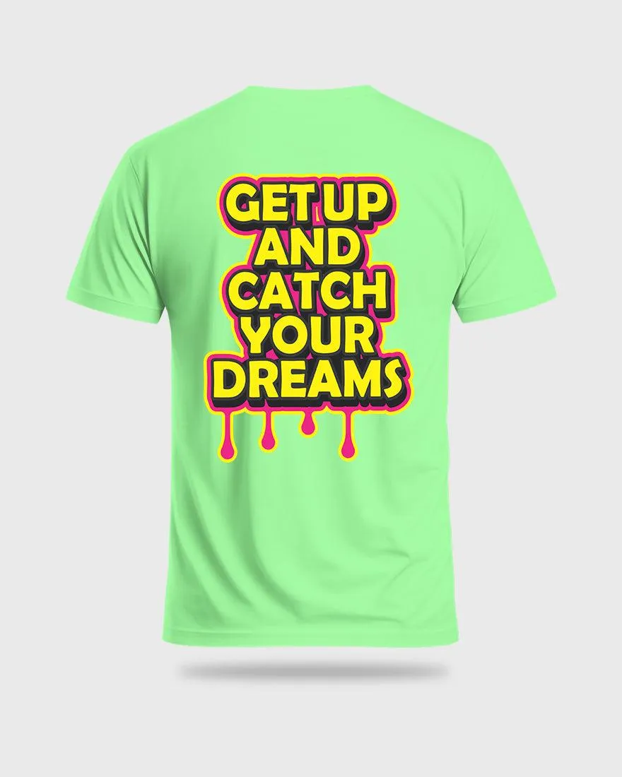Mens Regular Tshirt Funky Catch Your Dream