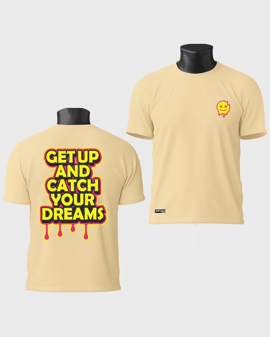 Mens Regular Tshirt Funky Catch Your Dream