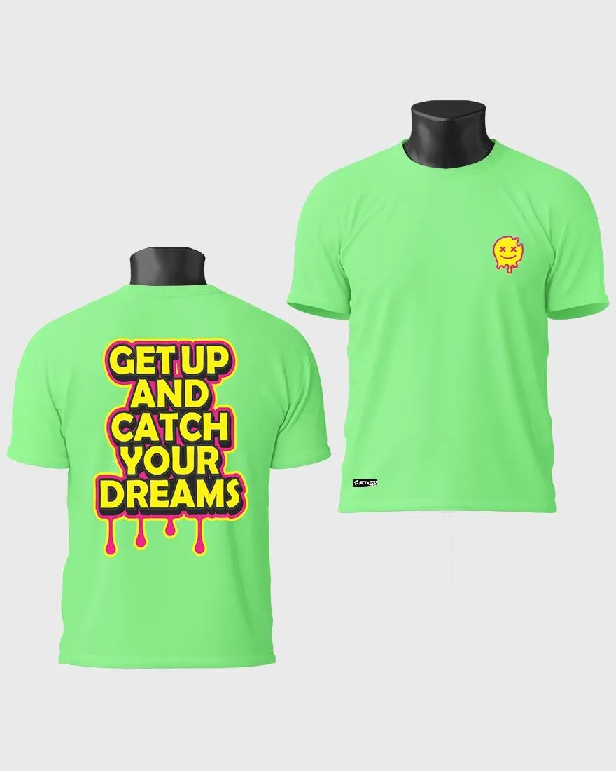 Mens Regular Tshirt Funky Catch Your Dream