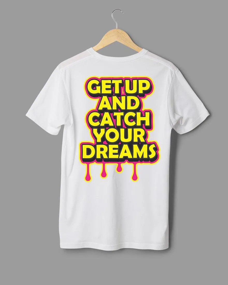 Mens Regular Tshirt Funky Catch Your Dream