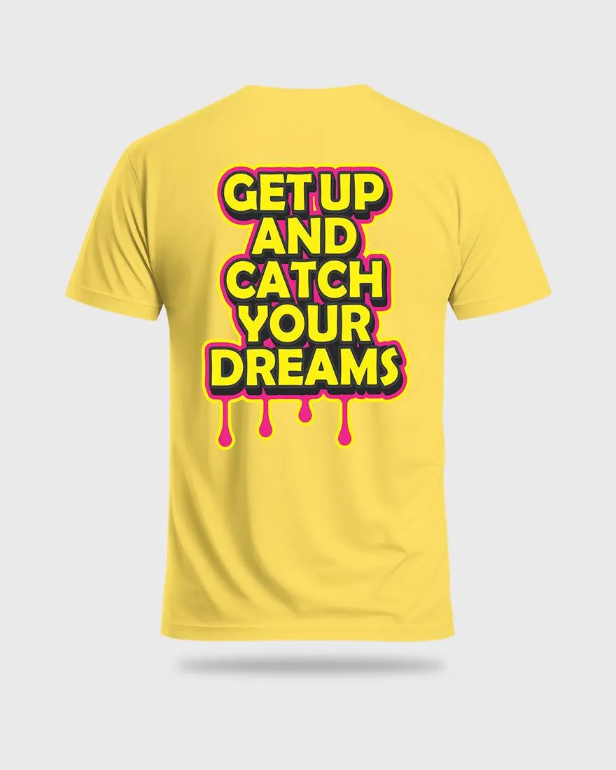 Mens Regular Tshirt Funky Catch Your Dream
