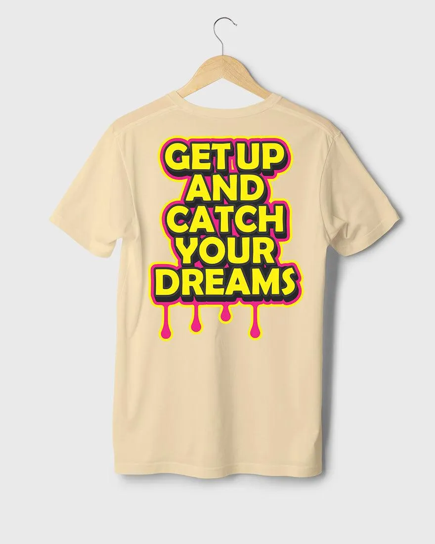 Mens Regular Tshirt Funky Catch Your Dream