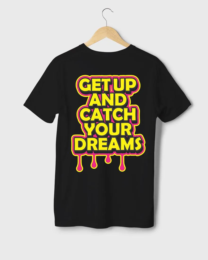 Mens Regular Tshirt Funky Catch Your Dream
