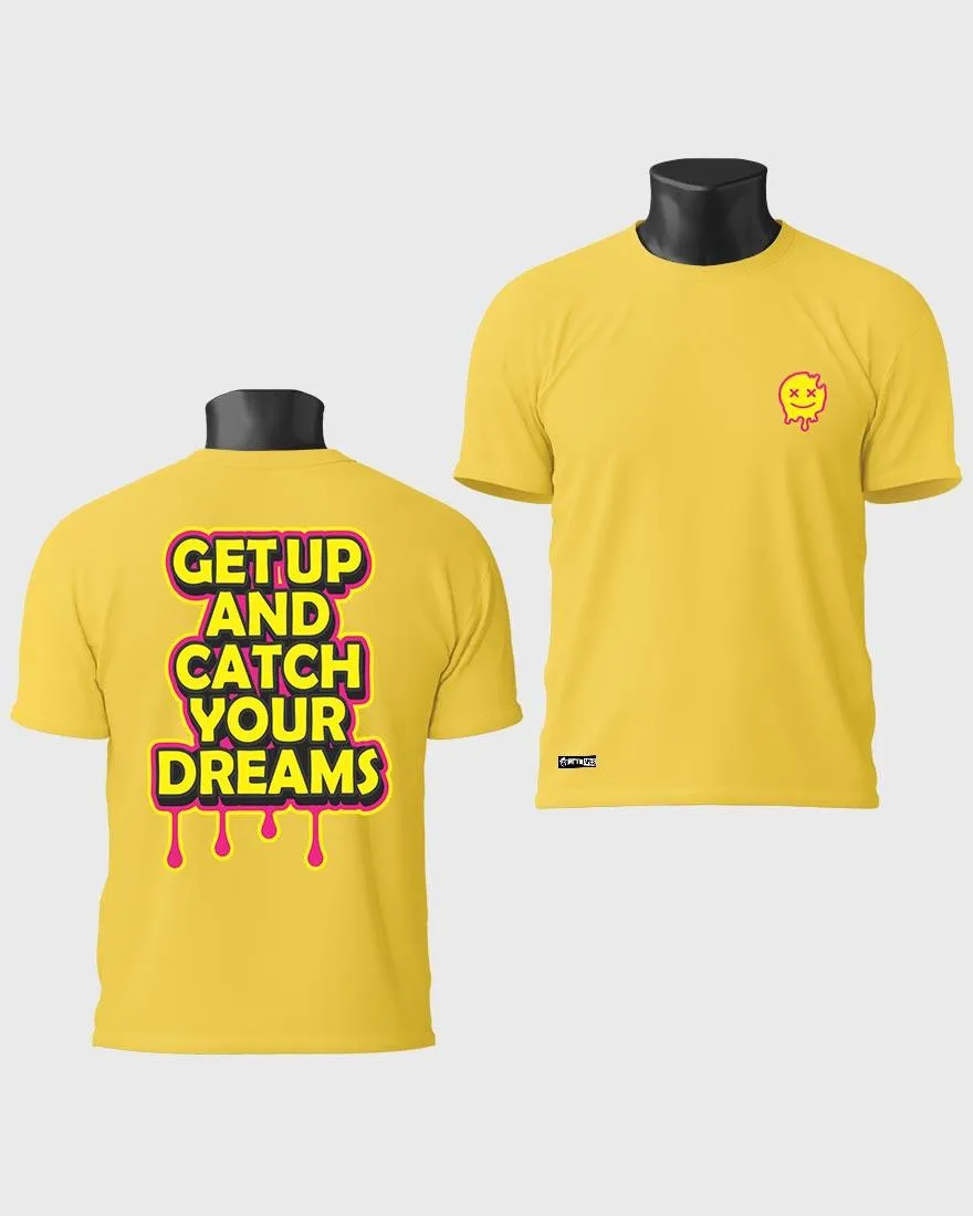 Mens Regular Tshirt Funky Catch Your Dream