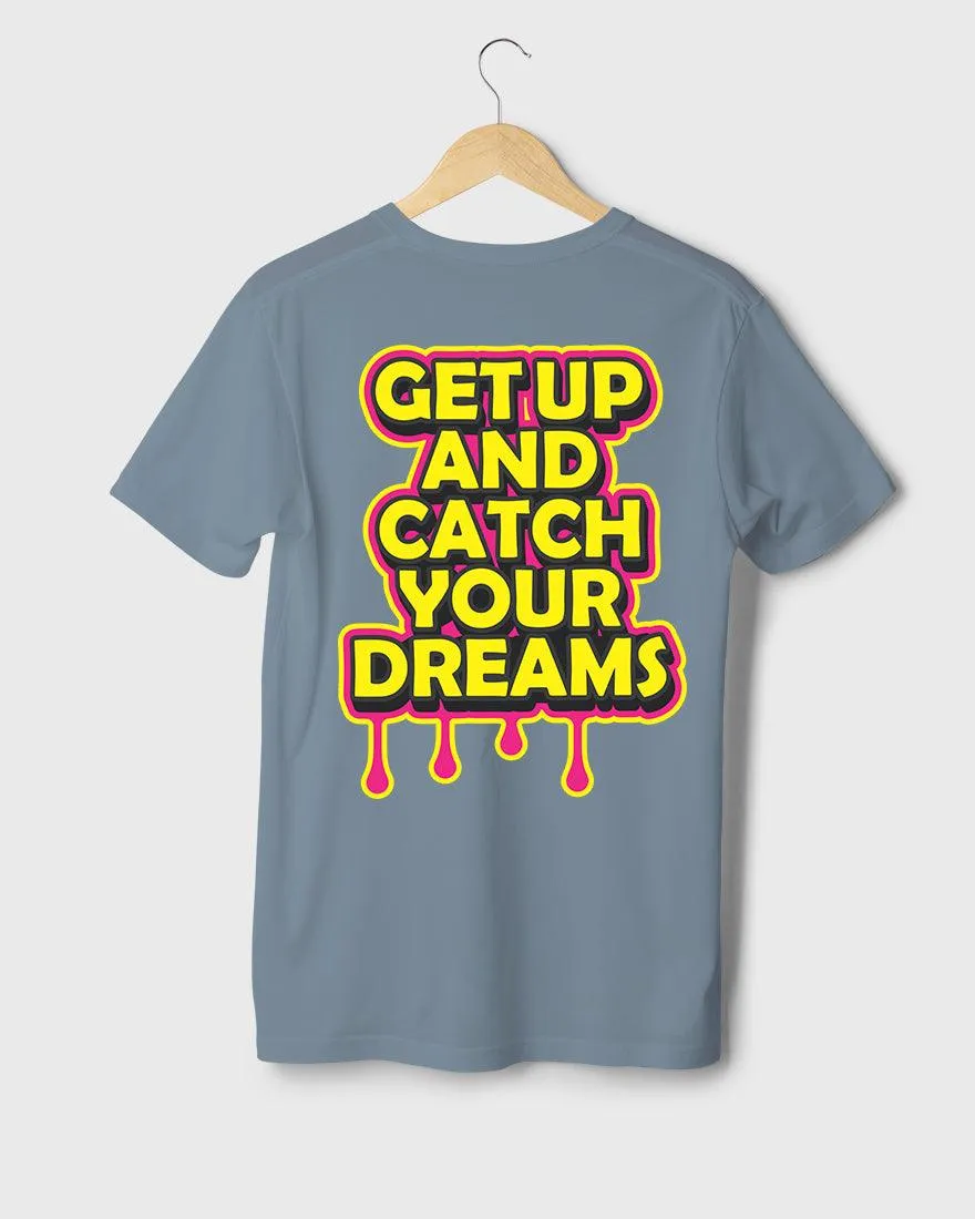Mens Regular Tshirt Funky Catch Your Dream