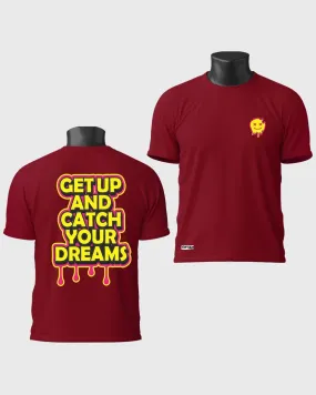 Mens Regular Tshirt Funky Catch Your Dream