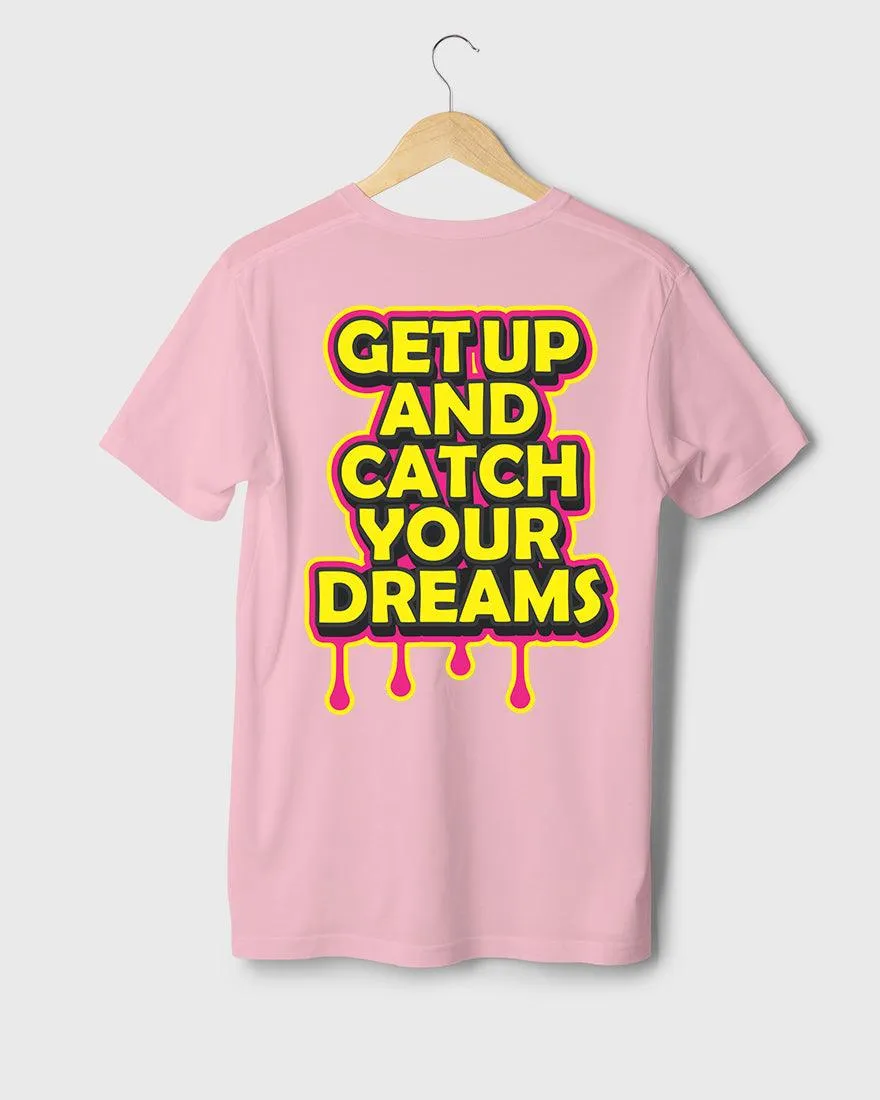 Mens Regular Tshirt Funky Catch Your Dream