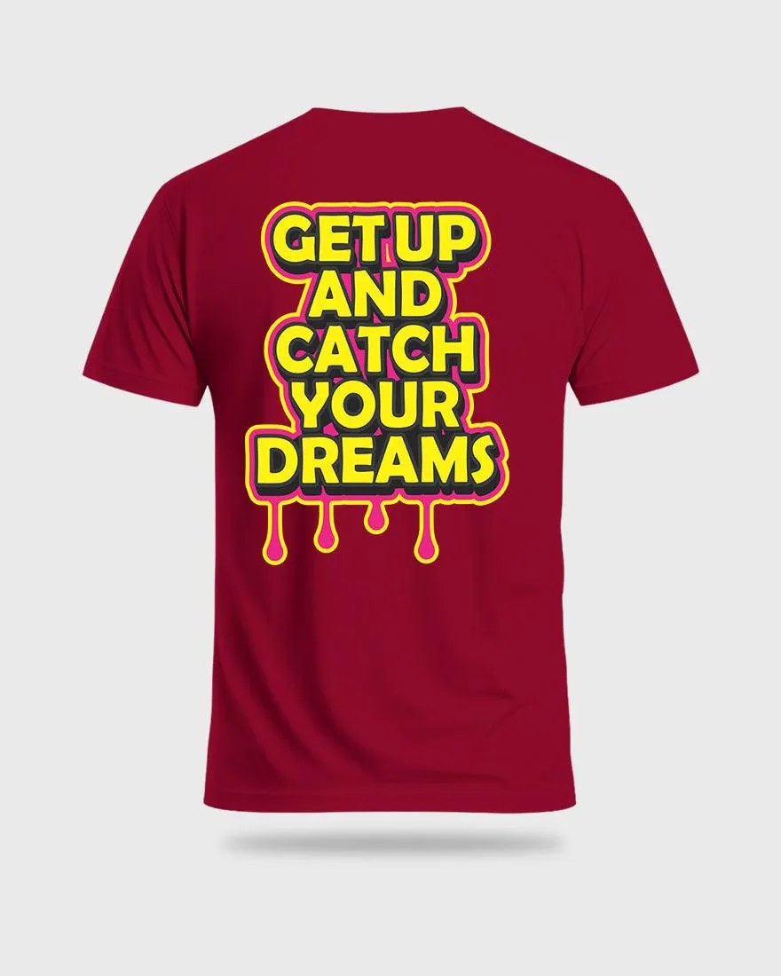 Mens Regular Tshirt Funky Catch Your Dream