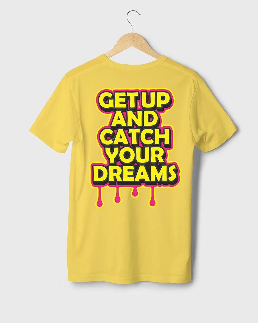 Mens Regular Tshirt Funky Catch Your Dream
