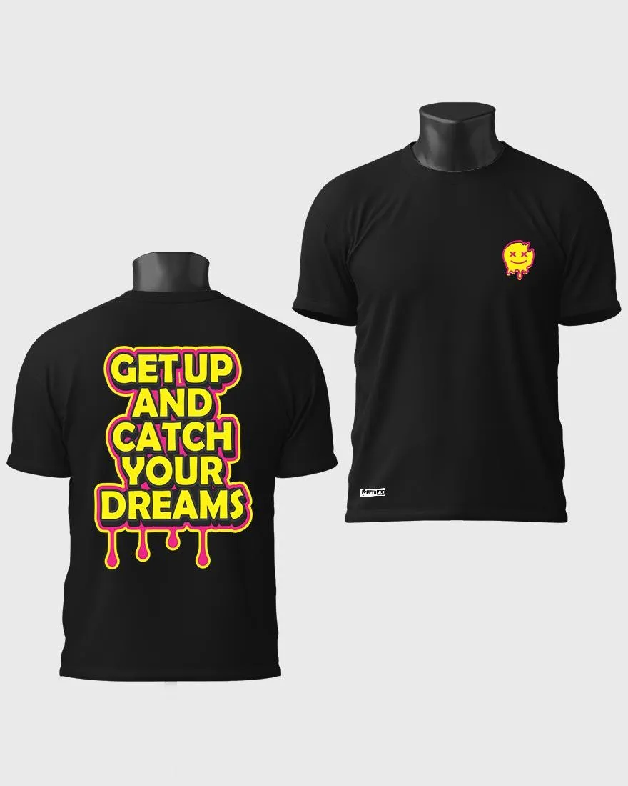 Mens Regular Tshirt Funky Catch Your Dream