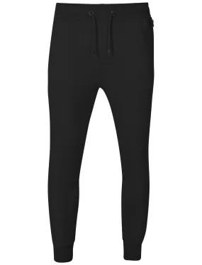 Mens Sammi Skinny Fit Cuffed Joggers in Black