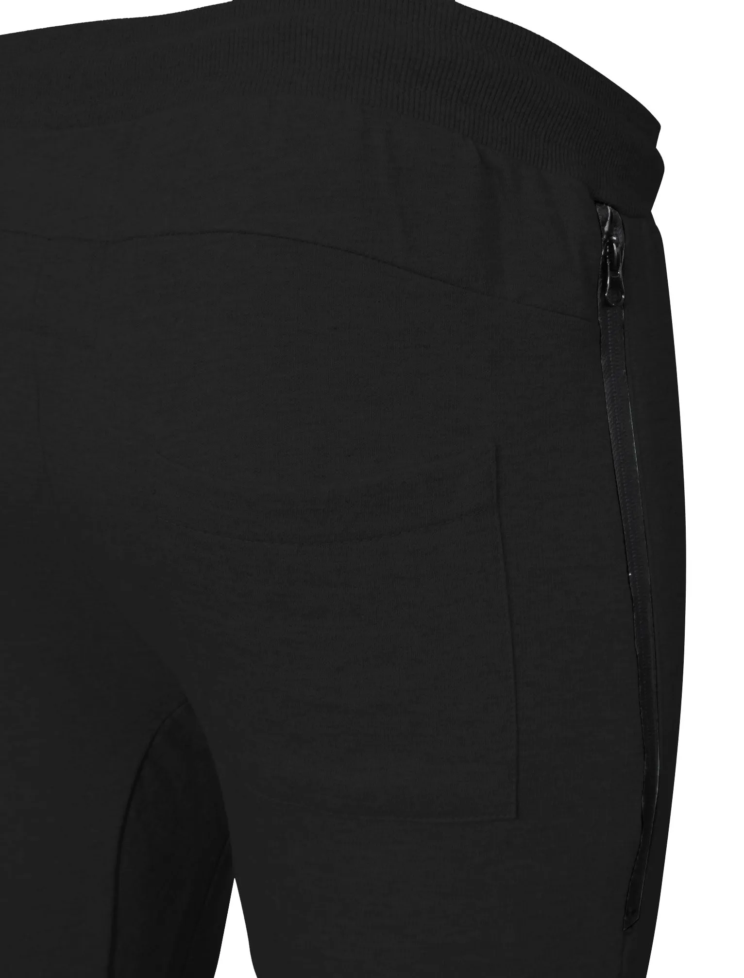Mens Sammi Skinny Fit Cuffed Joggers in Black
