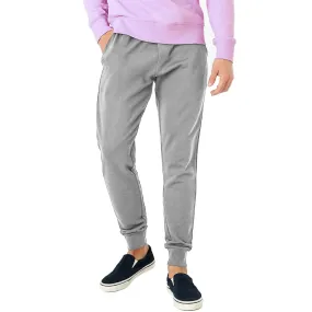 Mens Slim Fit Fleece Cotton Sweatpants Cuffed Jogging Bottoms