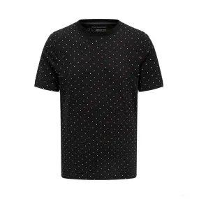 Mercedes Mens Polka Dot Tee, Black