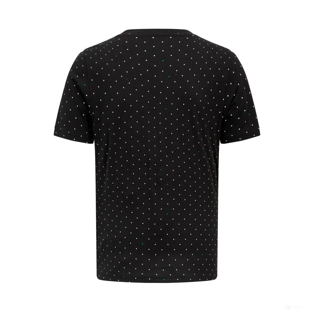 Mercedes Mens Polka Dot Tee, Black