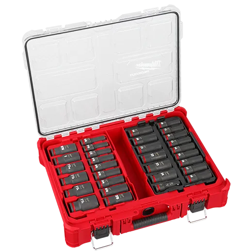 Milwaukee 49-66-6806 SHOCKWAVE Impact Duty 1/2" Drive Packout Socket Set