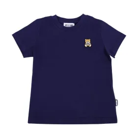 Navy Teddy Badge T-Shirt