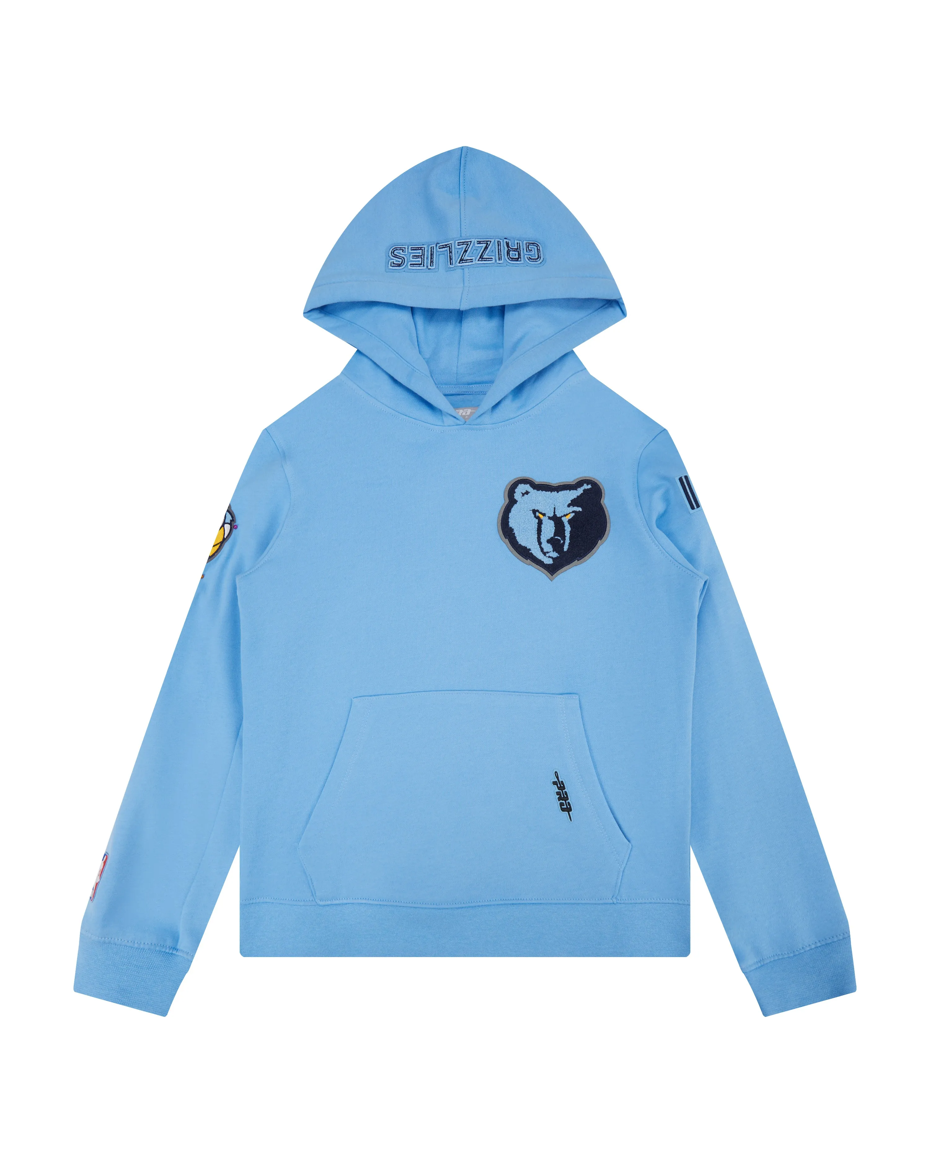 NBA MEMPHIS GRIZZLIES CLASSIC BIG BOYS FLC PO HOODIE (UNIVERSITY BLUE)