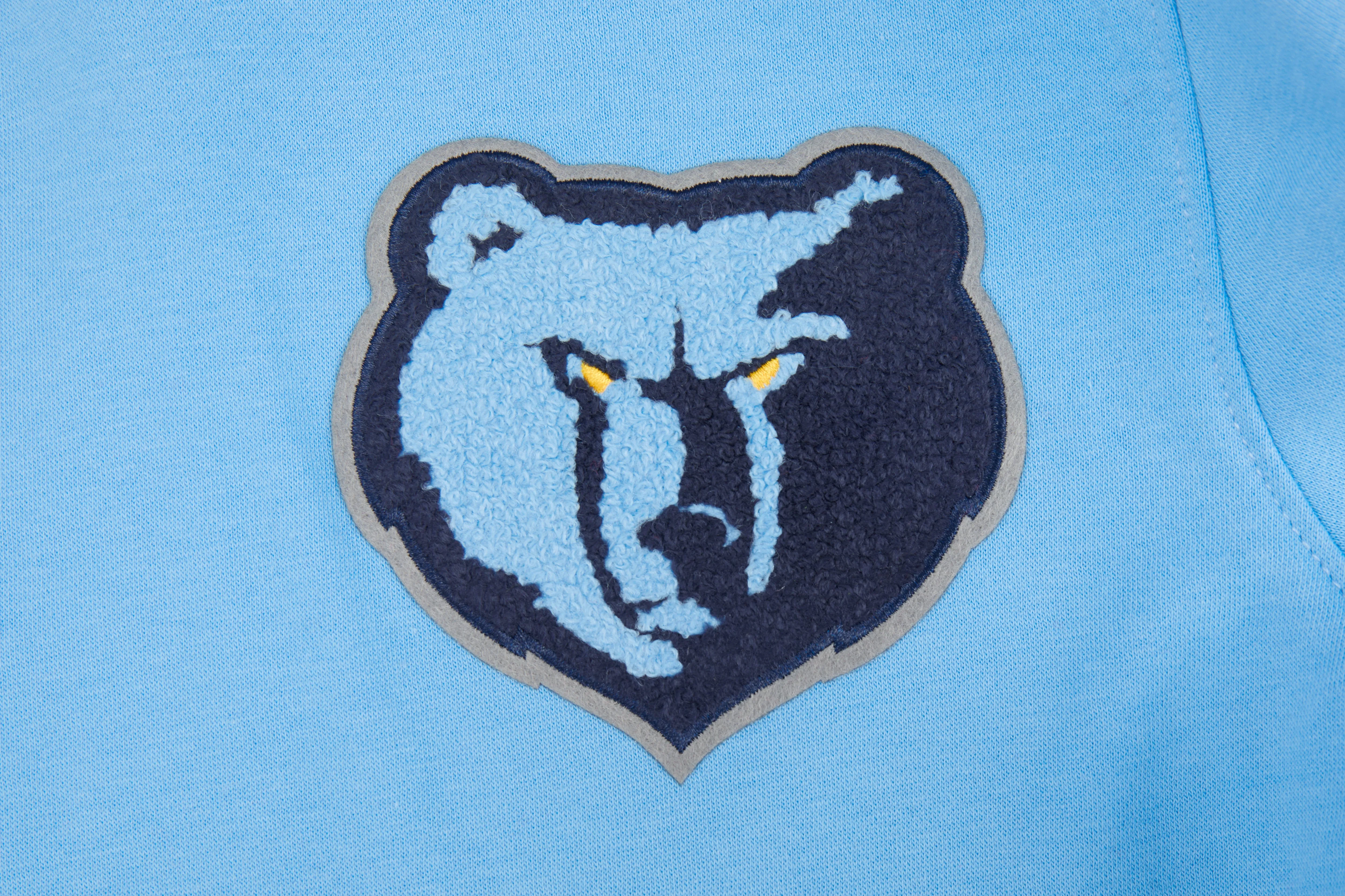 NBA MEMPHIS GRIZZLIES CLASSIC BIG BOYS FLC PO HOODIE (UNIVERSITY BLUE)