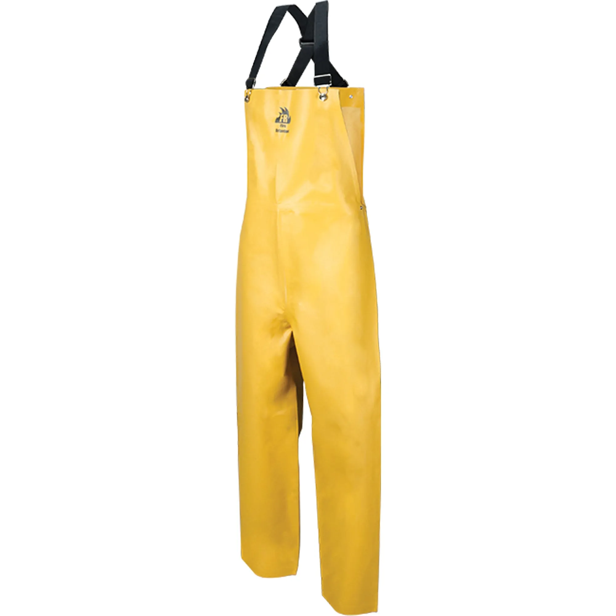 Neo-Slick Chemical & Acid Resistant Rain Pants, Large, Neoprene, Yellow