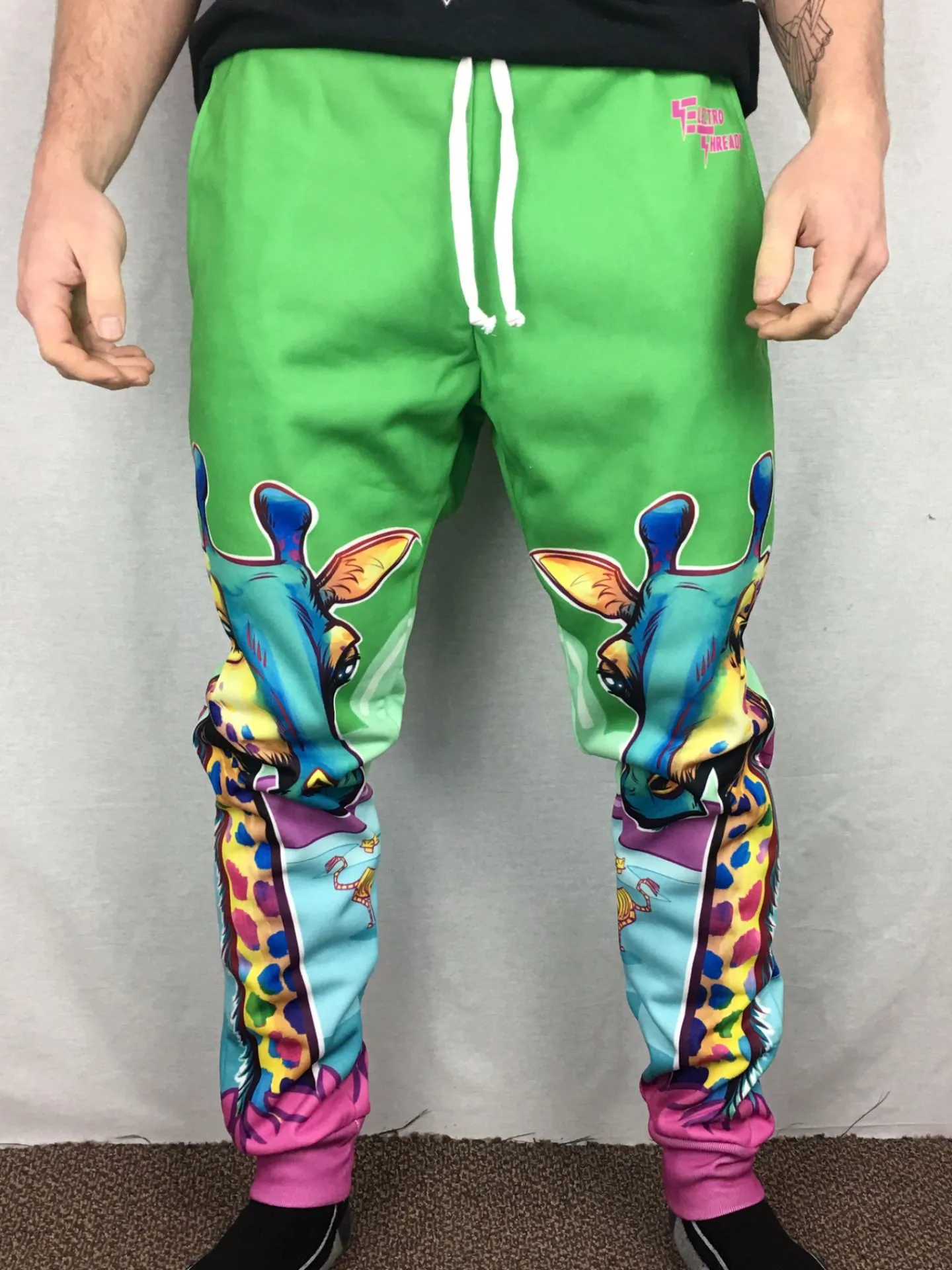 Neon Giraffe Unisex Joggers