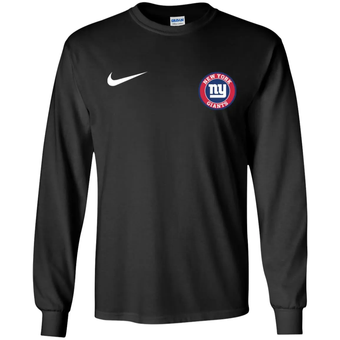 Nike New York Giants Nfl Football Men Long SLeeve Shirt