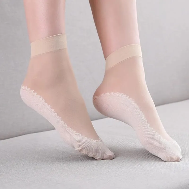 Non-slip cotton socks - silky &amp; comfortable