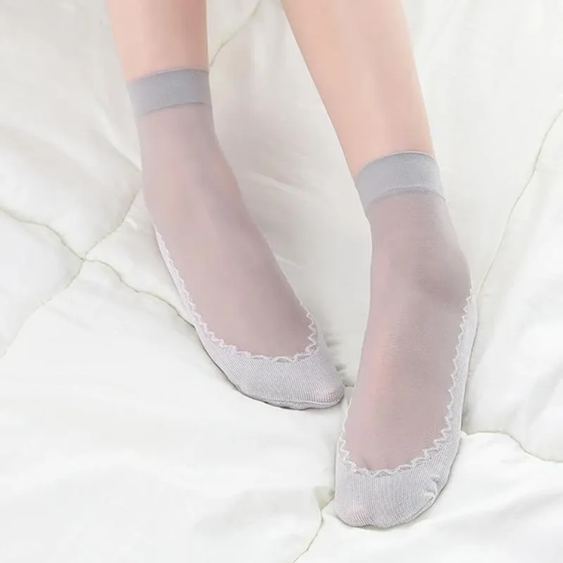 Non-slip cotton socks - silky &amp; comfortable