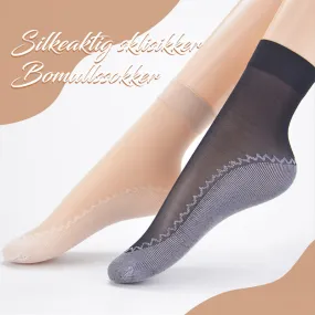 Non-slip cotton socks - silky &amp; comfortable