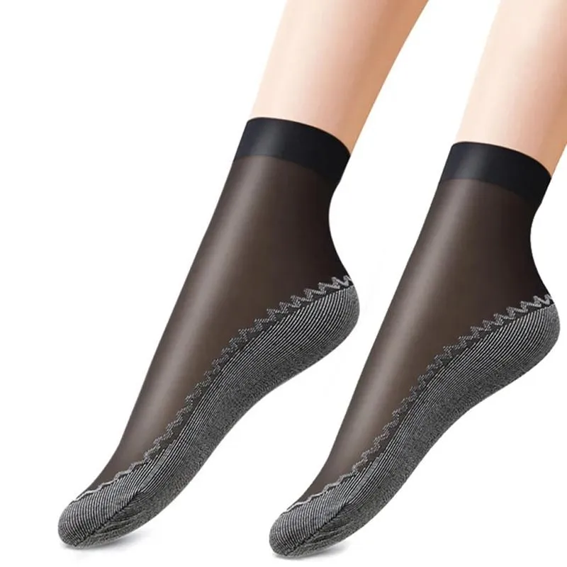 Non-slip cotton socks - silky &amp; comfortable