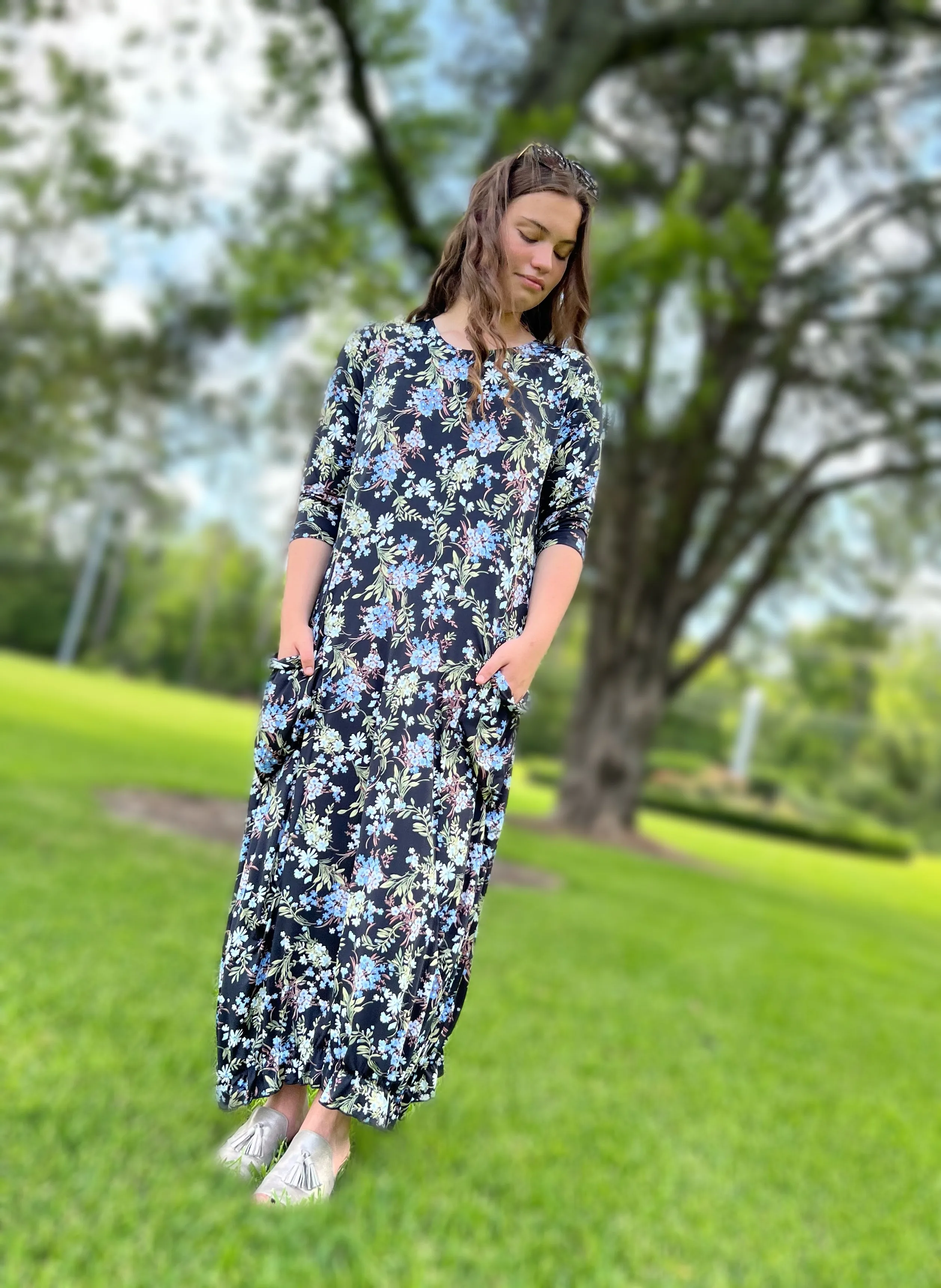 Nya Lined Bubble Dress