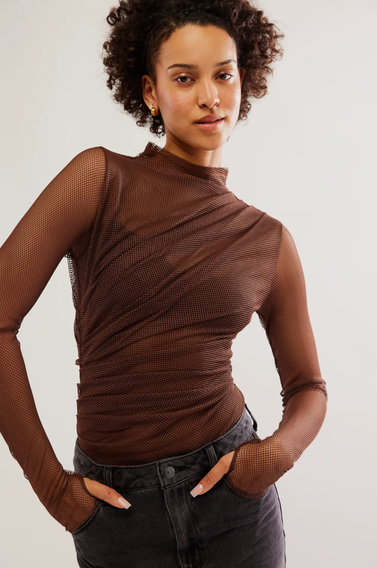 On My Way Bodysuit Brown