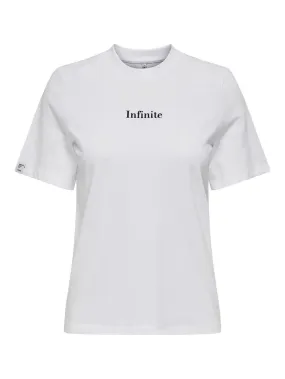 Onlbella Life S/s Simple Top Box Jr - Off-white