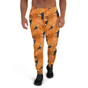 Orange Tropical Toucan Men's Street Joggers