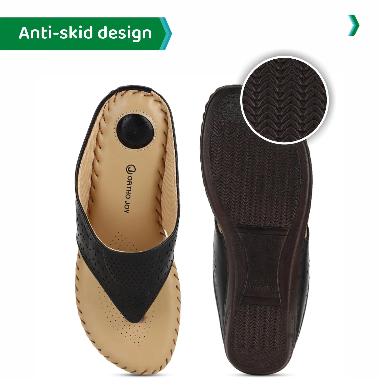 ORTHO JOY doctor slippers |  Fancy chappal