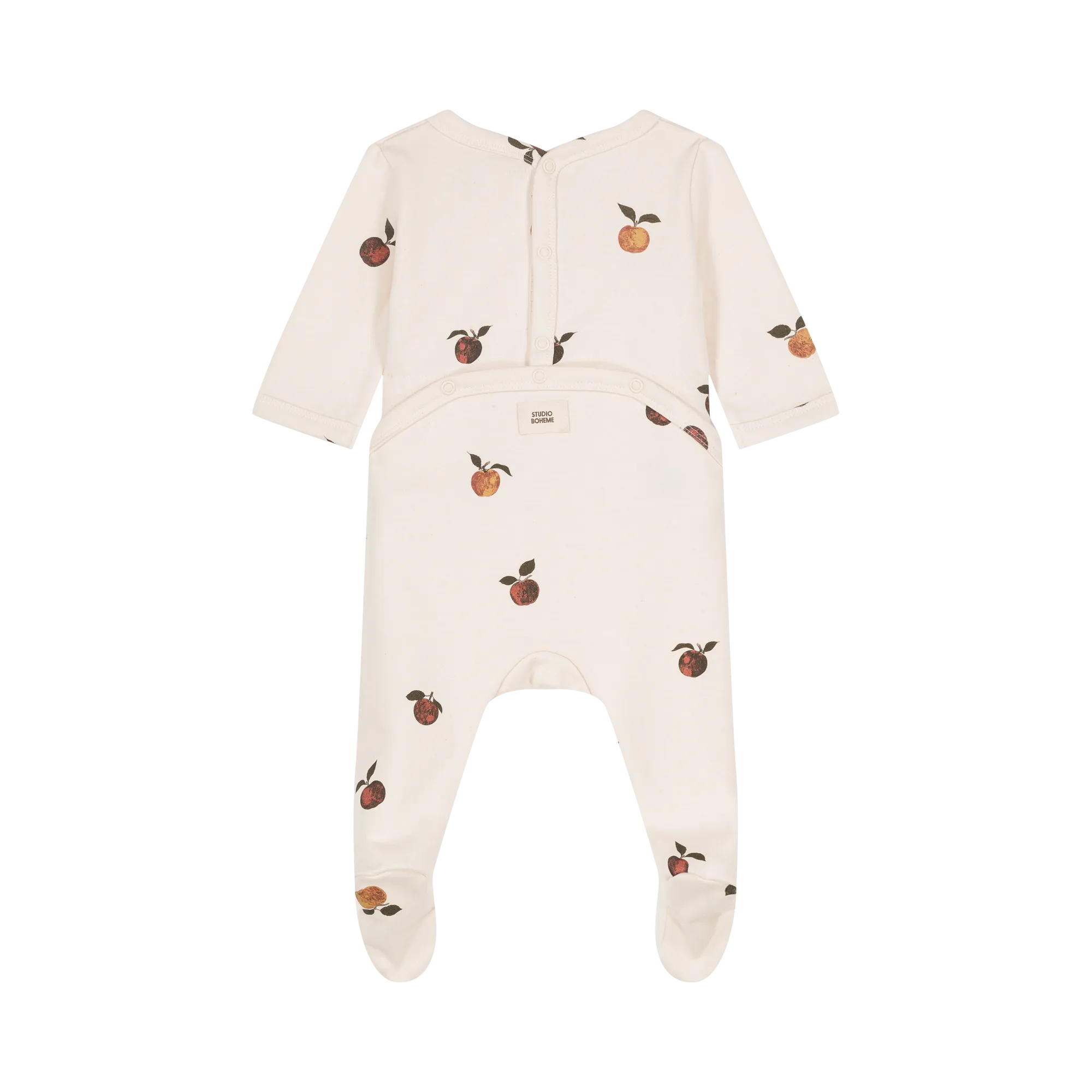 【OUTLET】PYJAMAS CHUBBY - ECRU / APPLES