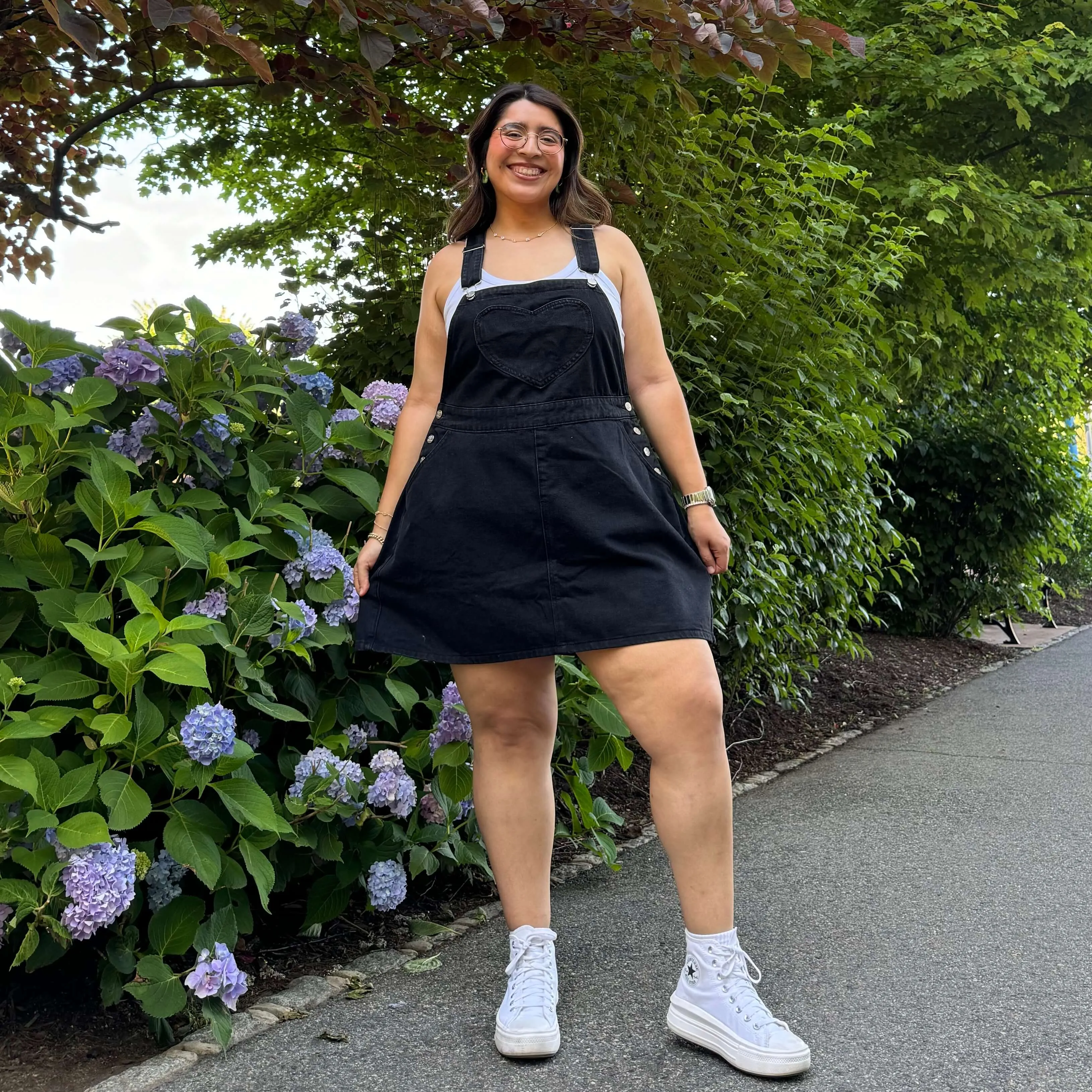 Overall Dress - Black