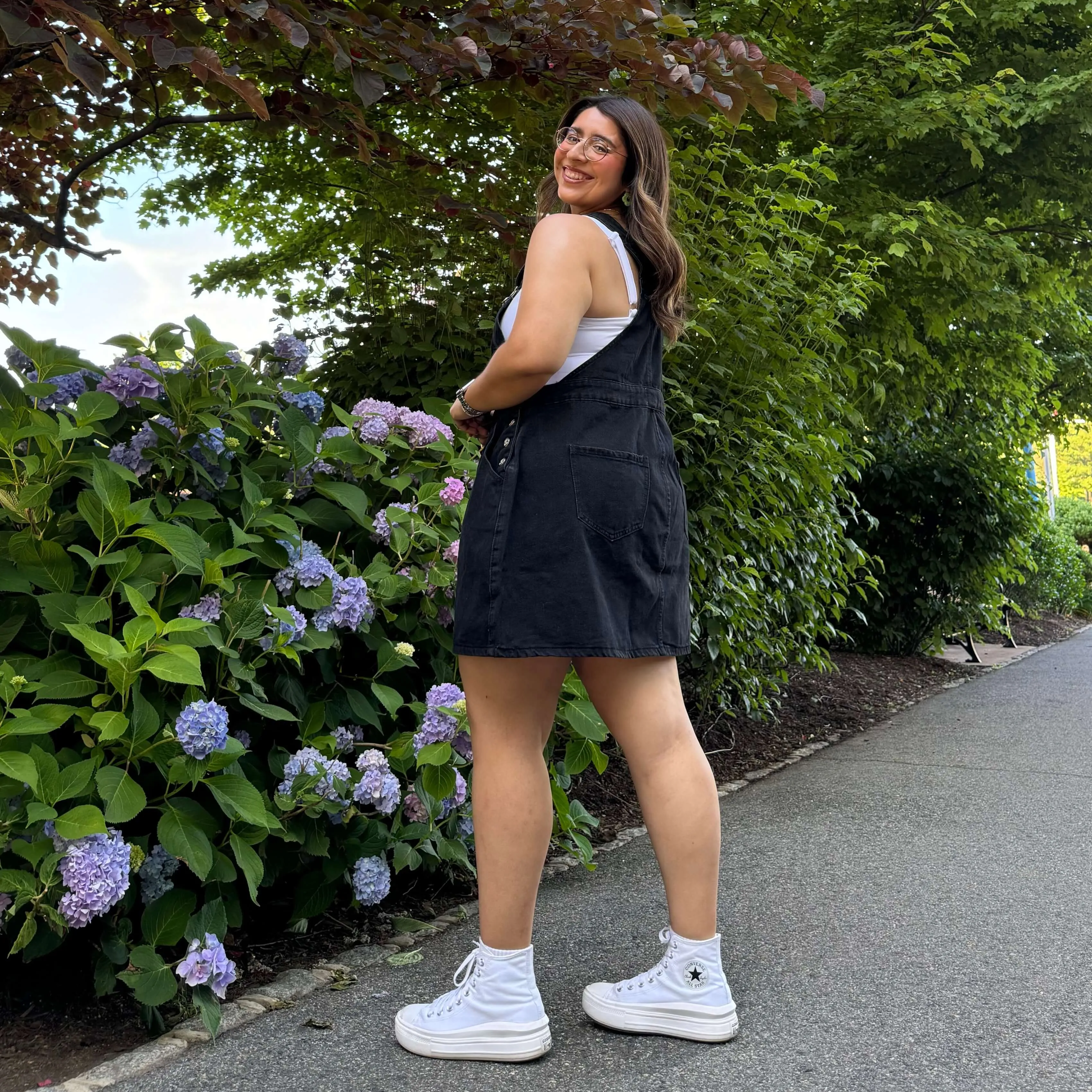 Overall Dress - Black
