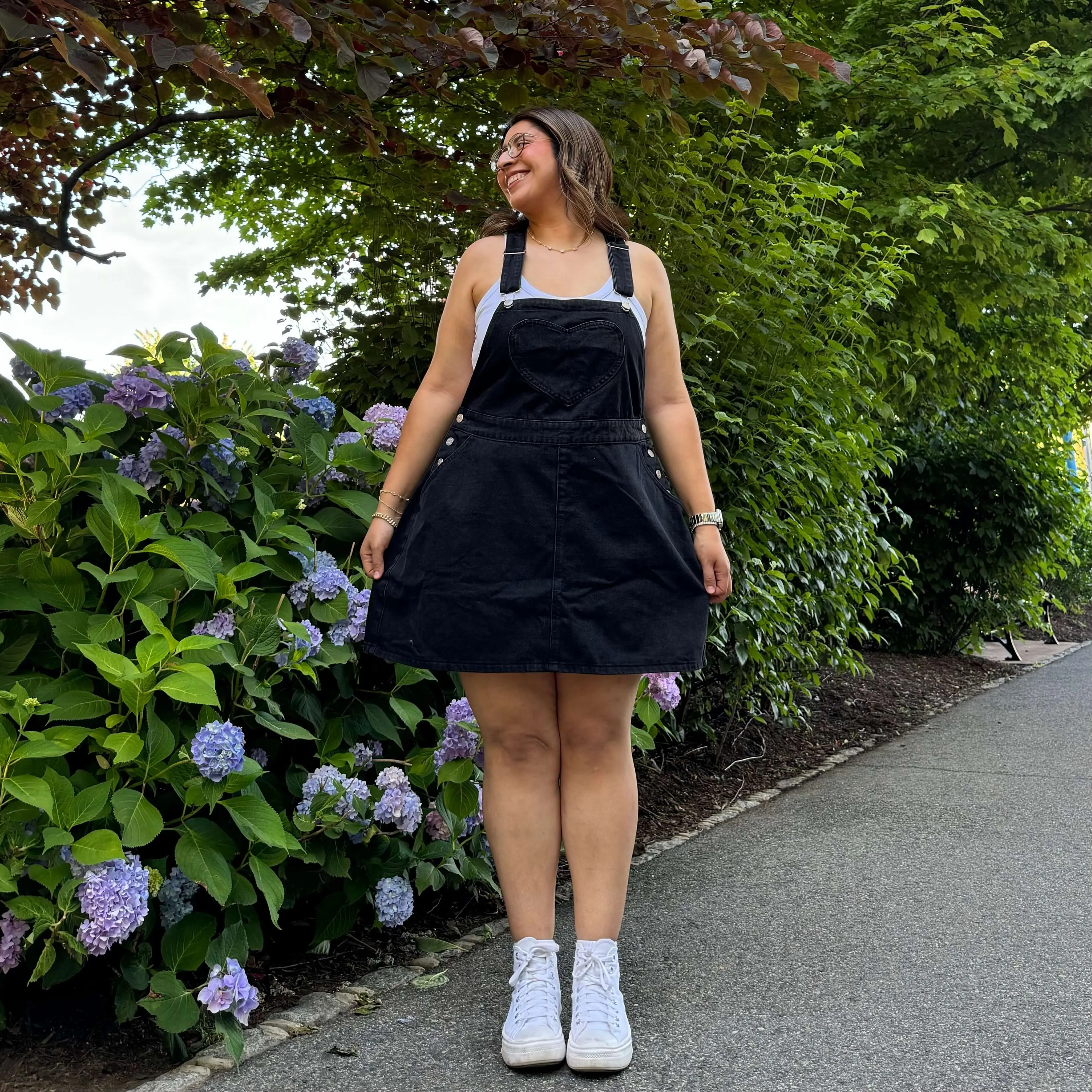 Overall Dress - Black