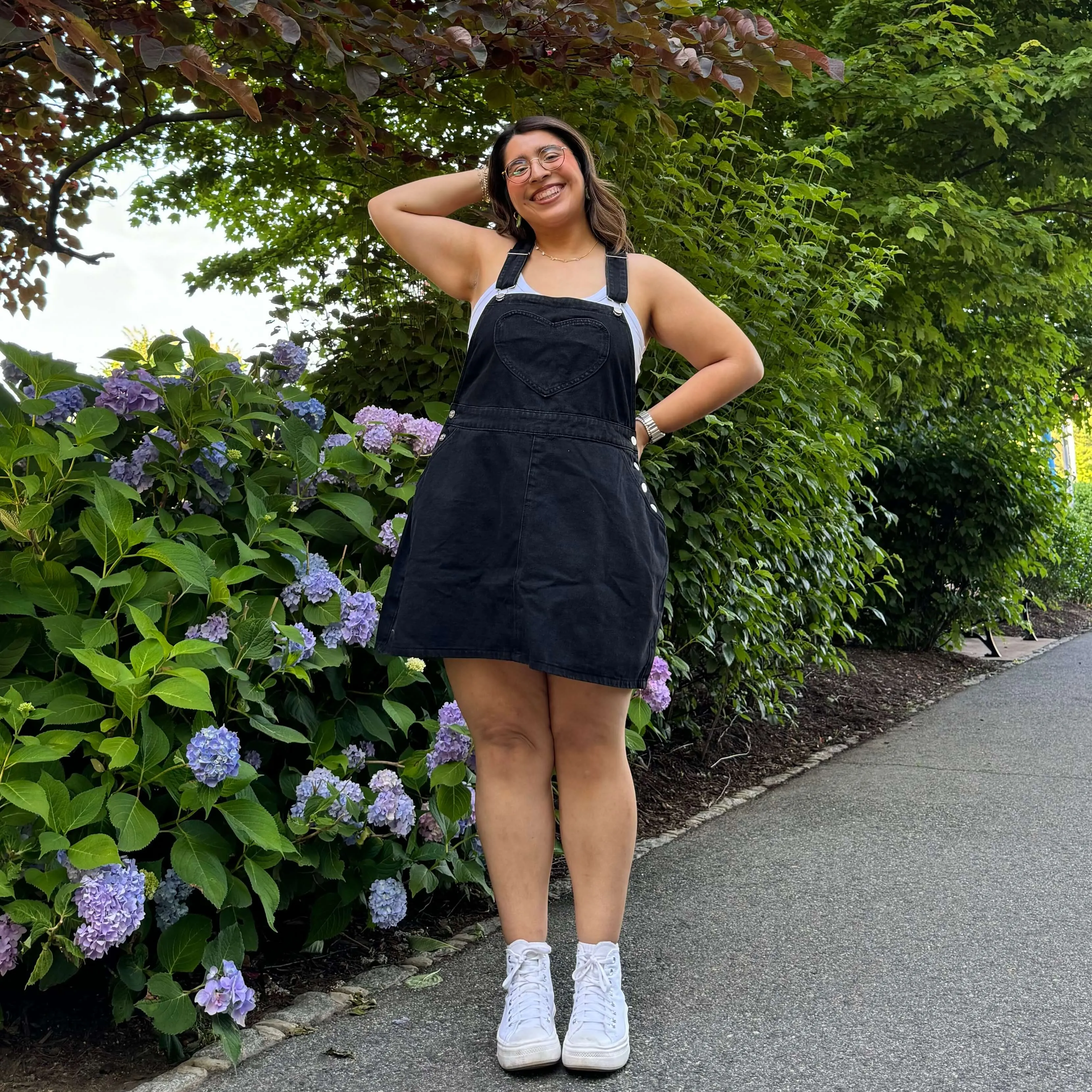 Overall Dress - Black